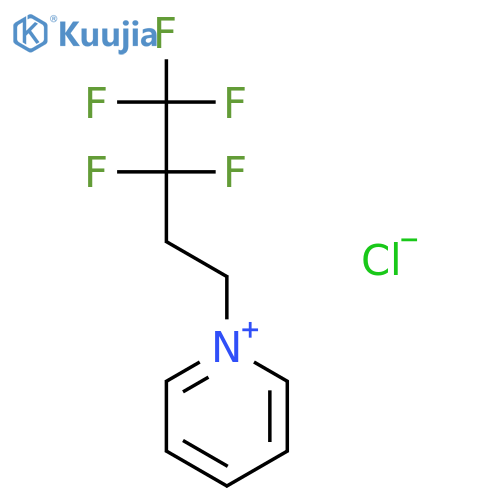 PYRIDINIUM, 1-(3,3,4,4,4-PENTAFLUOROBUTYL)-, CHLORIDE structure