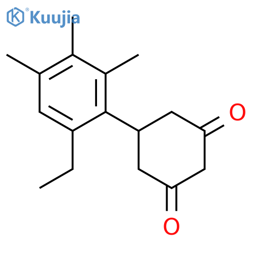 1,3-Cyclohexanedione, 5-(6-ethyl-2,3,4-trimethylphenyl)- structure
