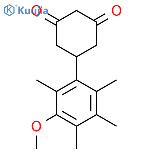 1,3-Cyclohexanedione, 5-(3-methoxy-2,4,5,6-tetramethylphenyl)- structure
