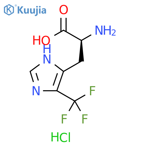 L-Histidine, 5-(trifluoromethyl)-, dihydrochloride (9CI) structure