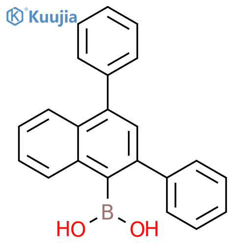 4-diphenyl-1-naphthalene boronic acid structure