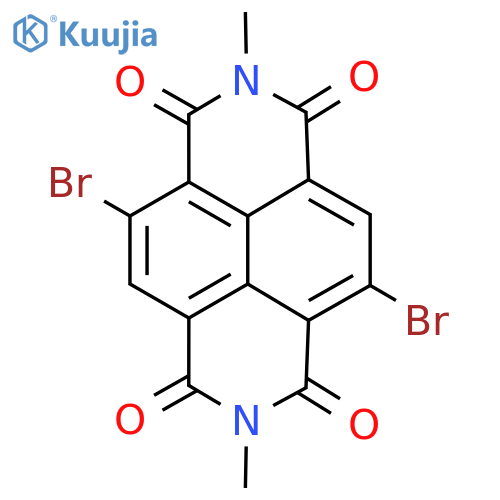4,9-Dibromo-2,7-dimethylbenzo[lmn][3,8]phenanthroline-1,3,6,8(2H,7H)-tetraone structure