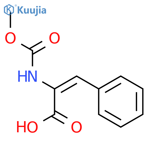 2-Propenoic acid, 2-[(methoxycarbonyl)amino]-3-phenyl-, (E)- structure