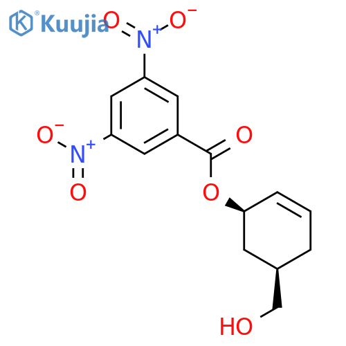 3-Cyclohexene-1-methanol, 5-[(3,5-dinitrobenzoyl)oxy]-, (1R,5R)-rel- structure