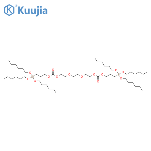 2,5,8,11,13,18-Hexaoxa-17-silatetracosanoic acid,17,17-bis(hexyloxy)-12-oxo-, 3-[tris(hexyloxy)silyl]propyl ester structure