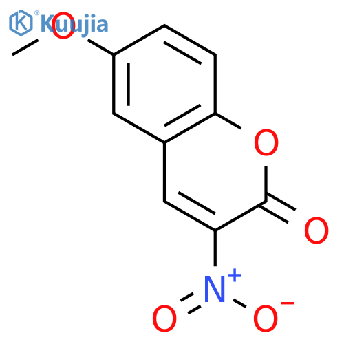 6-methoxy-3-nitro-2H-chromen-2-one structure