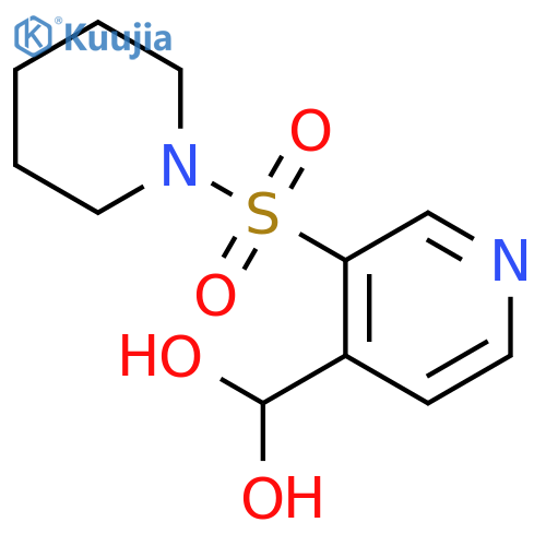 Piperidine, 1-[[4-(dihydroxymethyl)-3-pyridinyl]sulfonyl]- structure