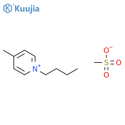 PYRIDINIUM, 1-BUTYL-4-METHYL-, METHANESULFONATE structure