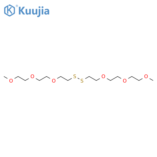 2,5,8,15,18,21-Hexaoxa-11,12-dithiadocosane structure