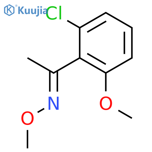 Ethanone, 1-(2-chloro-6-methoxyphenyl)-, O-methyloxime, (1E)- structure