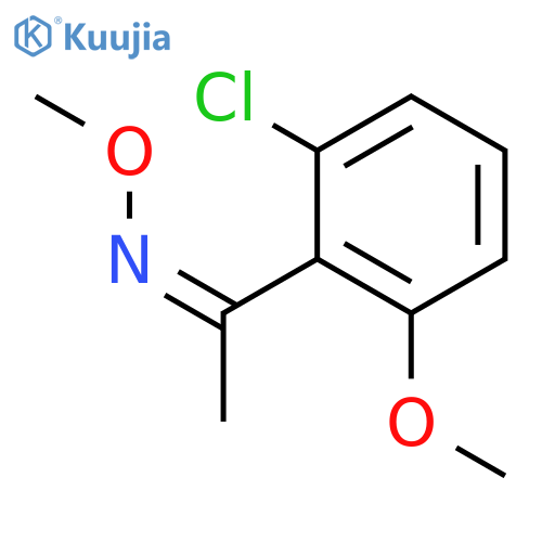 ETHANONE, 1-(2-CHLORO-6-METHOXYPHENYL)-, O-METHYLOXIME, (1Z)- structure