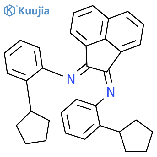Benzenamine, N,N'-1,2-acenaphthylenediylidenebis[2-cyclopentyl- structure