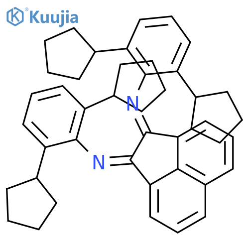 Benzenamine, N,N'-1,2-acenaphthylenediylidenebis[2,6-dicyclopentyl- structure