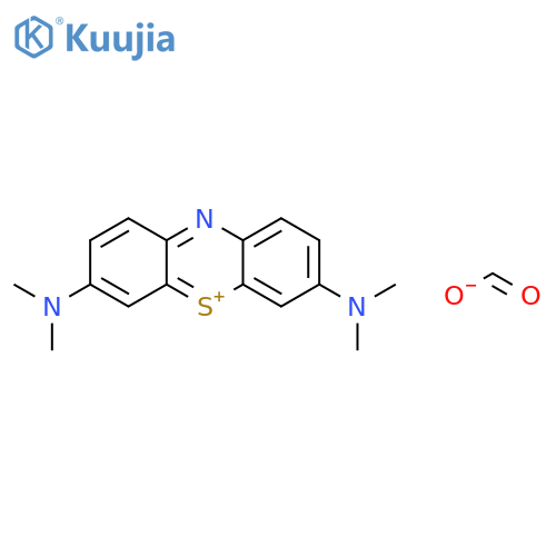 PHENOTHIAZIN-5-IUM, 3,7-BIS(DIMETHYLAMINO)-, FORMATE structure