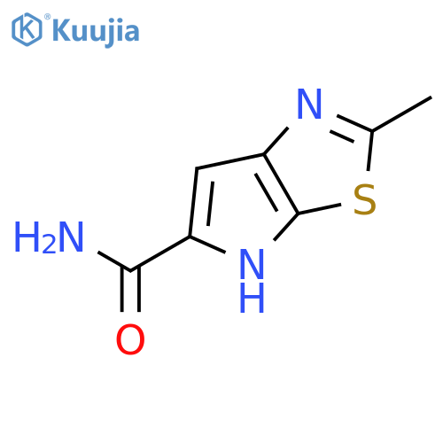 4H-PYRROLO[3,2-D]THIAZOLE-5-CARBOXAMIDE, 2-METHYL- structure