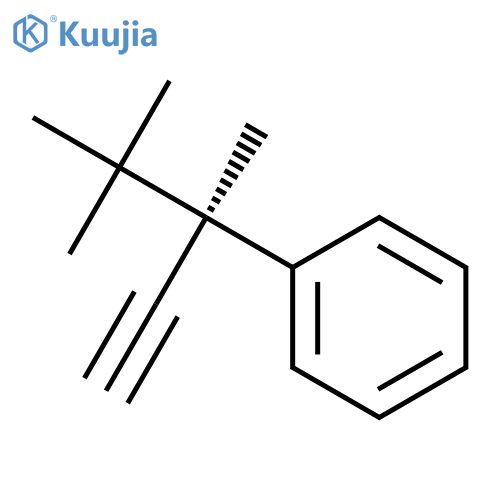 BENZENE, [(1R)-1-(1,1-DIMETHYLETHYL)-1-METHYL-2-PROPYNYL]- structure