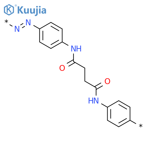 Poly[azo-1,4-phenyleneimino(1,4-dioxo-1,4-butanediyl)imino-1,4-phenylene] structure