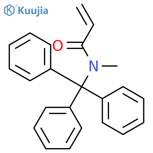 2-PROPENAMIDE, N-METHYL-N-(TRIPHENYLMETHYL)- structure