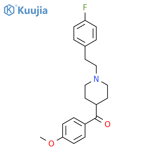 Methanone, [1-[2-(4-fluorophenyl)ethyl]-4-piperidinyl](4-methoxyphenyl)- structure