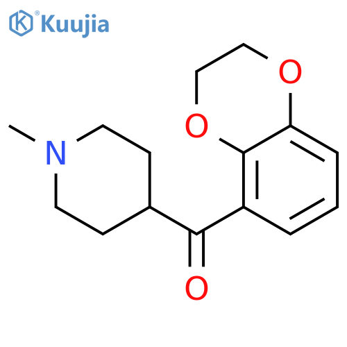 Methanone, (2,3-dihydro-1,4-benzodioxin-5-yl)(1-methyl-4-piperidinyl)- structure