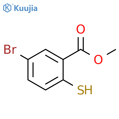5-Bromo-2-Mercapto-benzoic Acid Methyl Ester structure