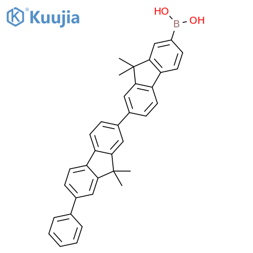 BORONIC ACID, (9,9,9',9'-TETRAMETHYL-7'-PHENYL[2,2'-BI-9H-FLUOREN]-7-YL)- structure