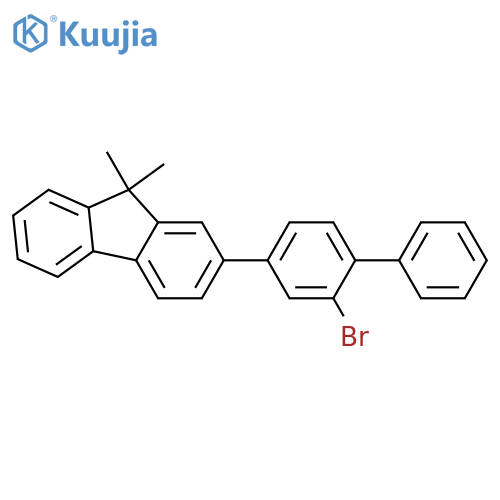 9H-FLUORENE, 2-(2-BROMO[1,1'-BIPHENYL]-4-YL)-9,9-DIMETHYL- structure