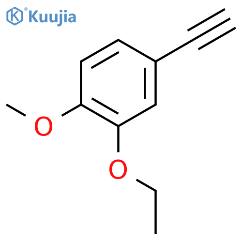 3-Ethoxy-4-methoxyphenylacetylene structure
