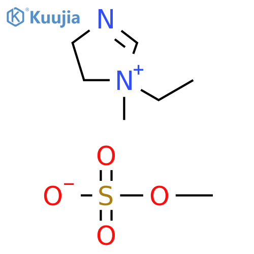 1H-Imidazolium, 1-ethyl-4,5-dihydro-1-methyl-, methyl sulfate structure