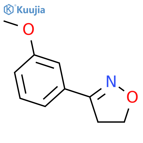 ISOXAZOLE, 4,5-DIHYDRO-3-(3-METHOXYPHENYL)- structure