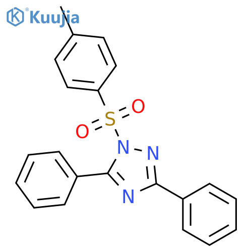 1H-1,2,4-Triazole, 1-[(4-methylphenyl)sulfonyl]-3,5-diphenyl- structure