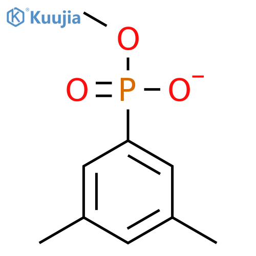 PHOSPHONIC ACID, (3,5-DIMETHYLPHENYL)-, MONOMETHYL ESTER structure