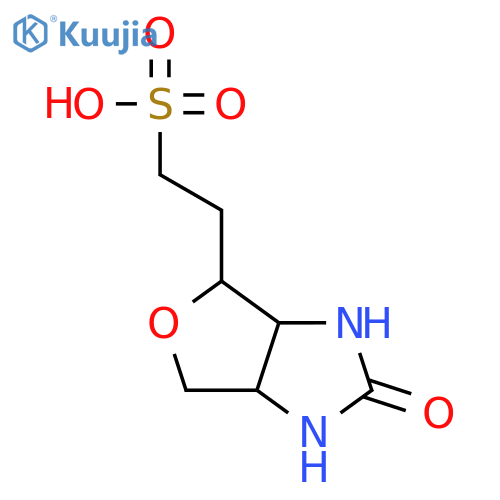 1H-Furo[3,4-d]imidazole-4-ethanesulfonic acid, hexahydro-2-oxo- structure