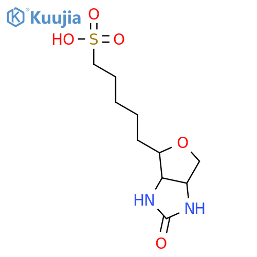 1H-Furo[3,4-d]imidazole-4-pentanesulfonic acid, hexahydro-2-oxo- structure