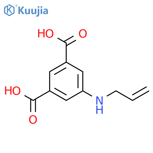 1,3-Benzenedicarboxylic acid, 5-(2-propenylamino)- structure