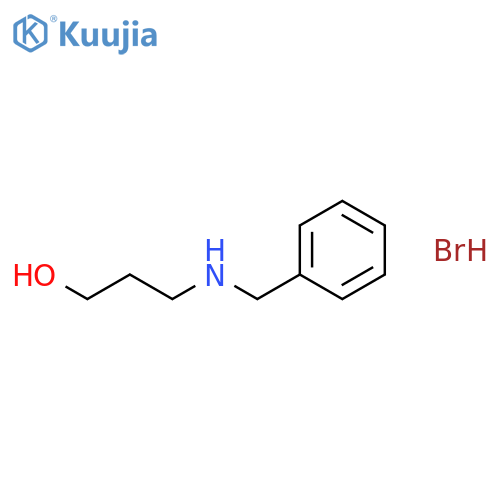 1-Propanol, 3-[(phenylmethyl)amino]-, hydrobromide structure
