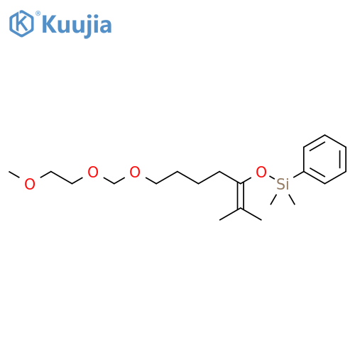 3,9,11,14-Tetraoxa-2-silapentadecane, 2-methyl-4-(1-methylethylidene)-2-phenyl- structure