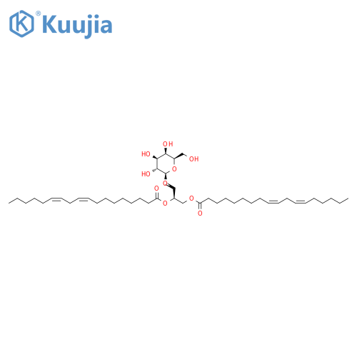 β-D-Galactopyranoside, (2S)-2,3-bis[[(9Z,12Z)-1-oxo-9,12-octadecadien-1-yl]oxy]propyl structure