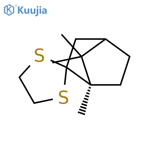 Spiro[bicyclo[2.2.1]heptane-2,2'-[1,3]dithiolane], 1,7,7-trimethyl-, (1R)- structure