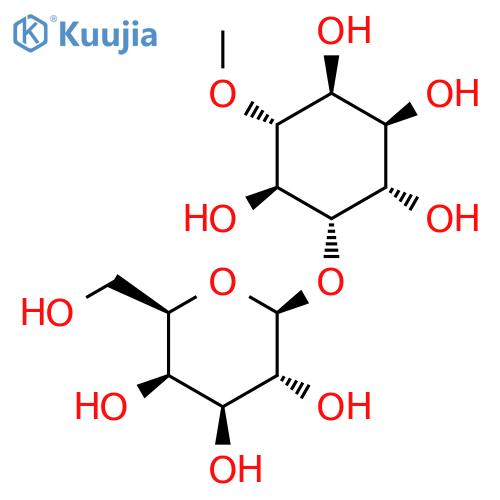 D-chiro-Inositol, 2-O-.beta.-D-galactopyranosyl-4-O-methyl- structure