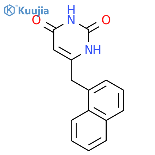 2,4(1H,3H)-PYRIMIDINEDIONE, 6-(1-NAPHTHALENYLMETHYL)- structure