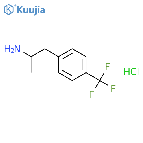 1-4-(Trifluoromethyl)phenylpropan-2-amine Hydrochloride structure