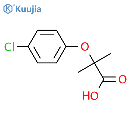 Clofibric acid structure