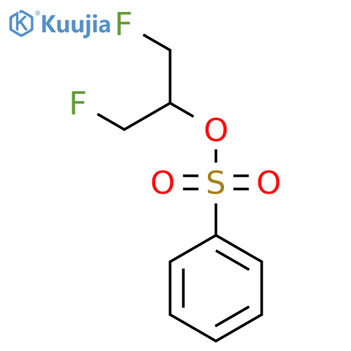 1,3-difluoropropan-2-yl benzenesulfonate structure