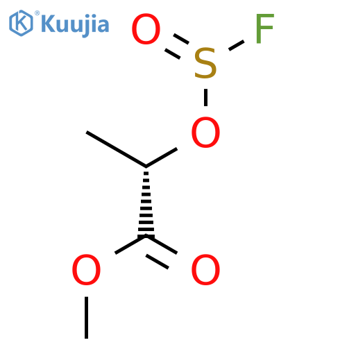 PROPANOIC ACID, 2-[(FLUOROSULFINYL)OXY]-, METHYL ESTER, (2S)- structure