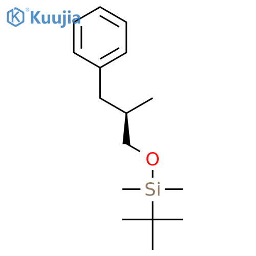 SILANE, (1,1-DIMETHYLETHYL)DIMETHYL[(2R)-2-METHYL-3-PHENYLPROPOXY]- structure