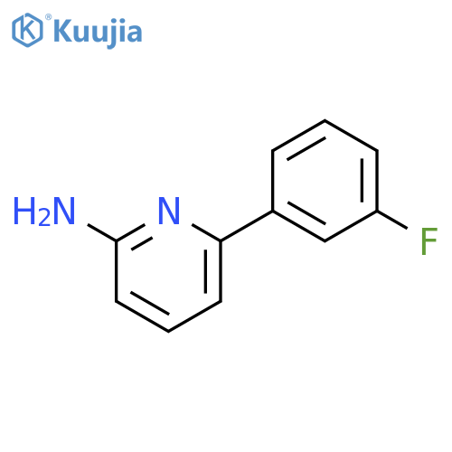 2-Pyridinamine, 6-(3-fluorophenyl)- structure
