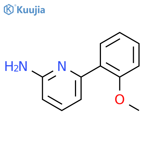 2-Pyridinamine, 6-(2-methoxyphenyl)- structure