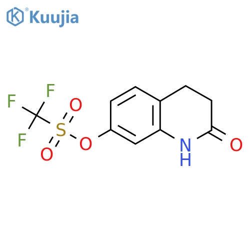 2-Oxo-1,2,3,4-tetrahydroquinolin-7-yl trifluoromethanesulfonate structure