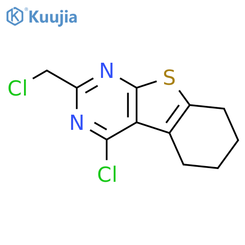 3-Chloro-5-(chloromethyl)-8-thia-4,6-diazatricyclo7.4.0.0,2,7trideca-1(9),2,4,6-tetraene structure
